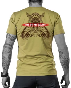 Not on my Watch Tee Moss Green
