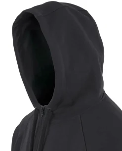 Old School Hoodie Fullzip Black Schwarz