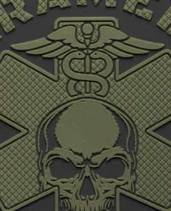 Paramedic Skull Olive