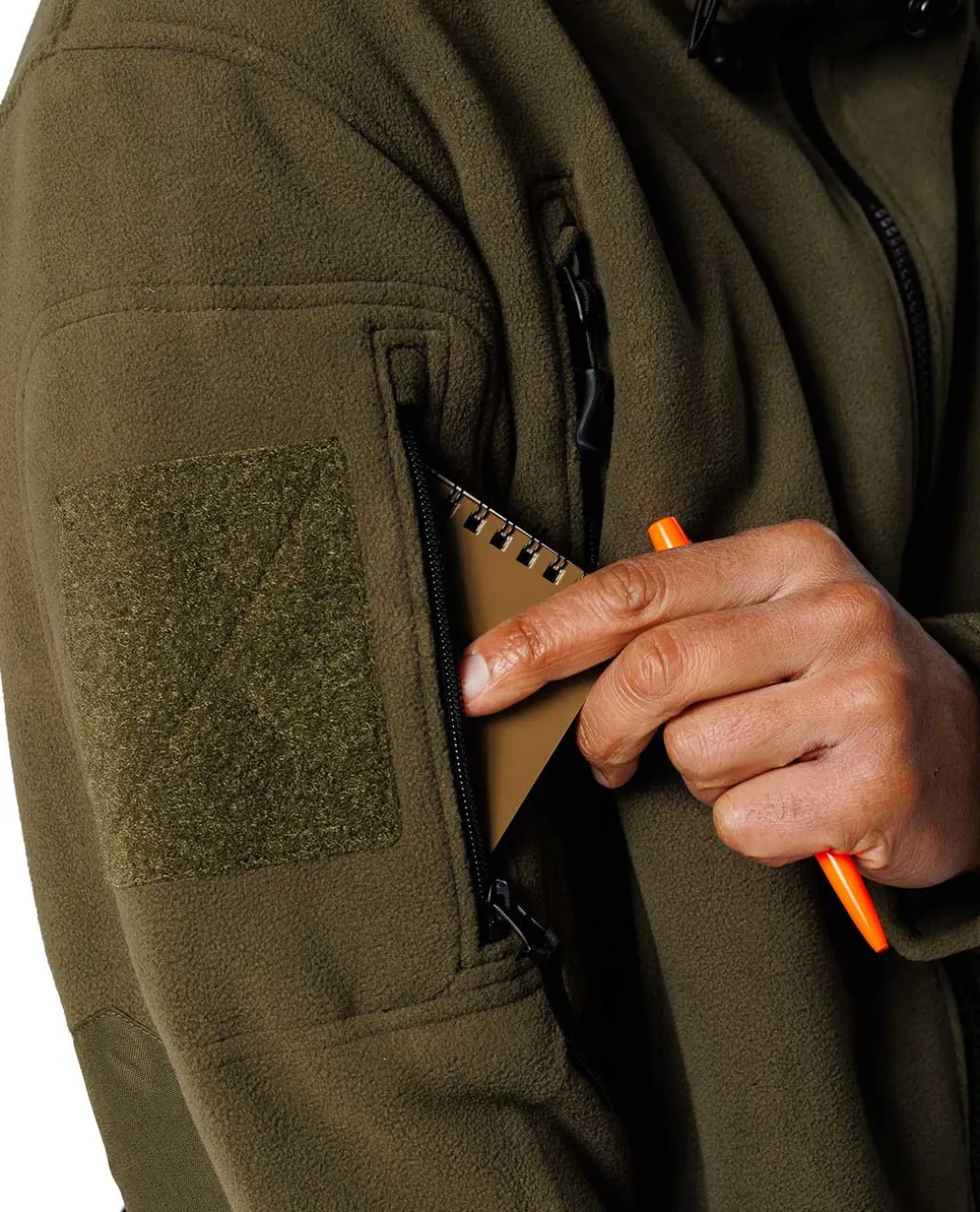 Patriot Jacket Double Fleece Olive Green