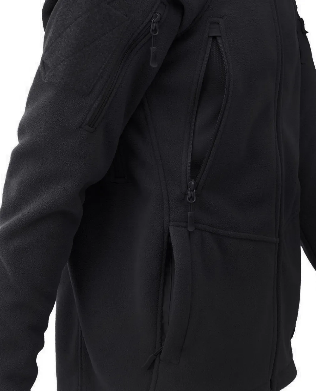 Patriot Jacket MK2 Hybrid Fleece Black Schwarz