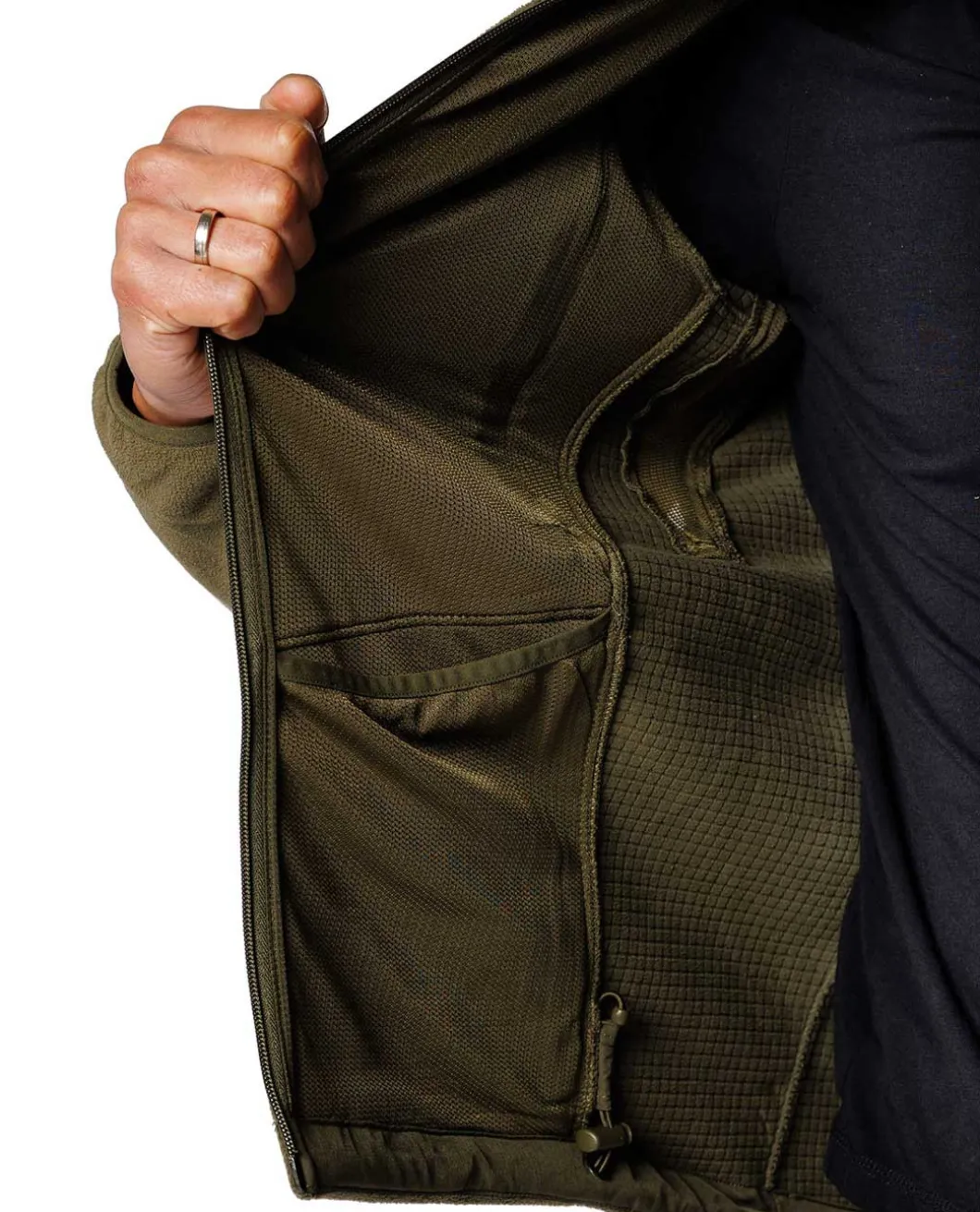 Patriot Jacket MK2 Hybrid Fleece Black Schwarz