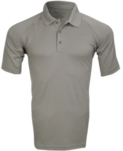 Performance Polo Short Sleeve Silver Tan