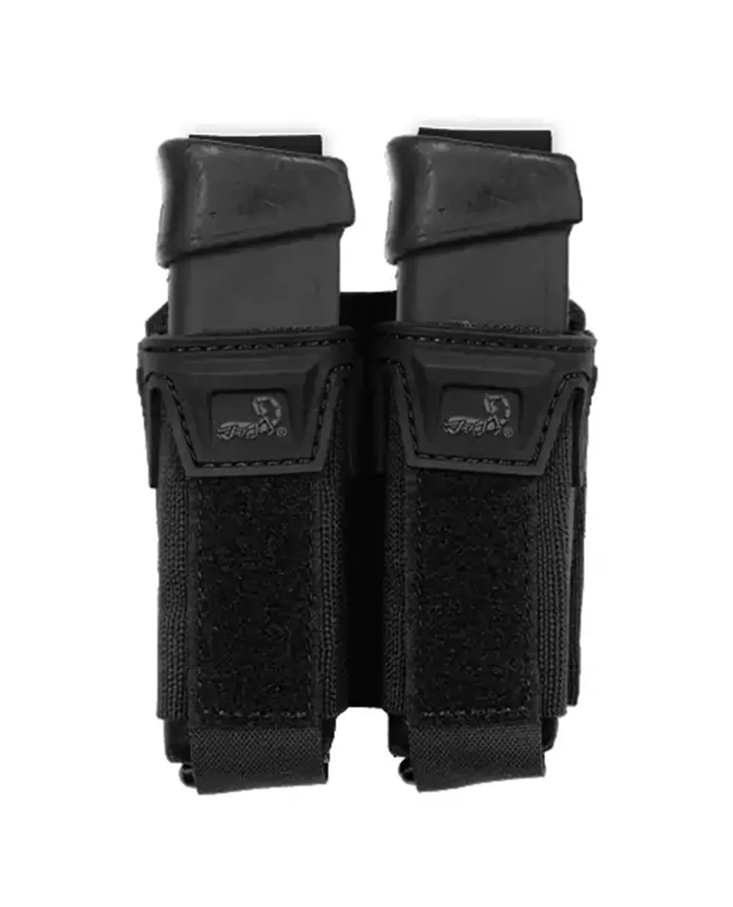 Pincer Pistol Double Pouch Black Schwarz