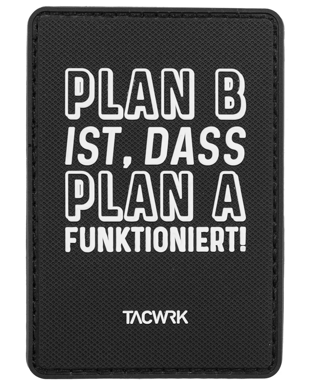 Plan B Rubberpatch Black Schwarz