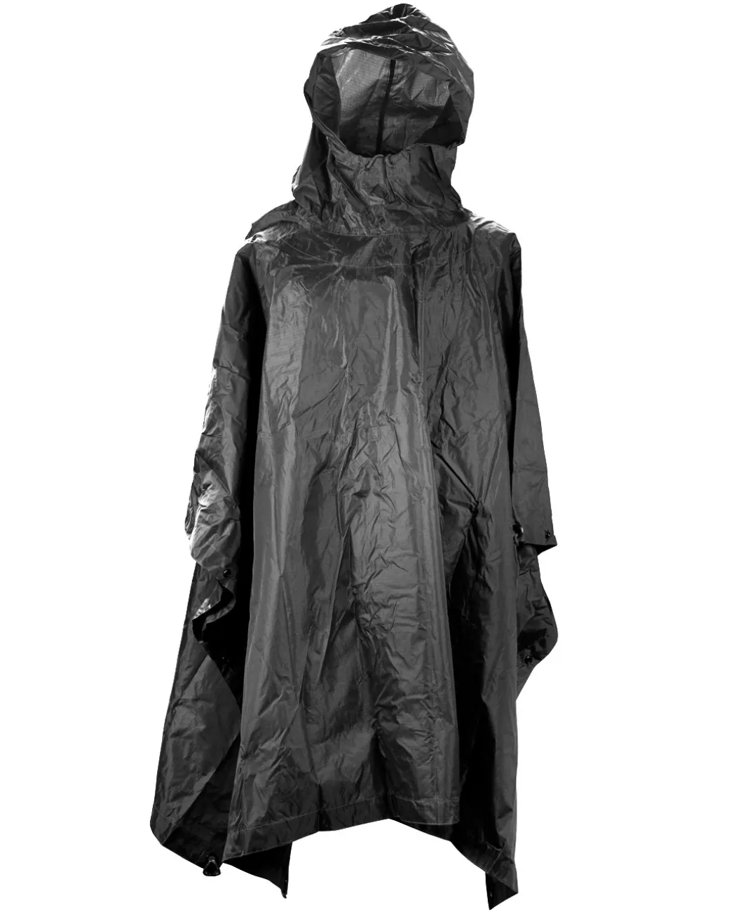 Poncho Ripstop Schwarz
