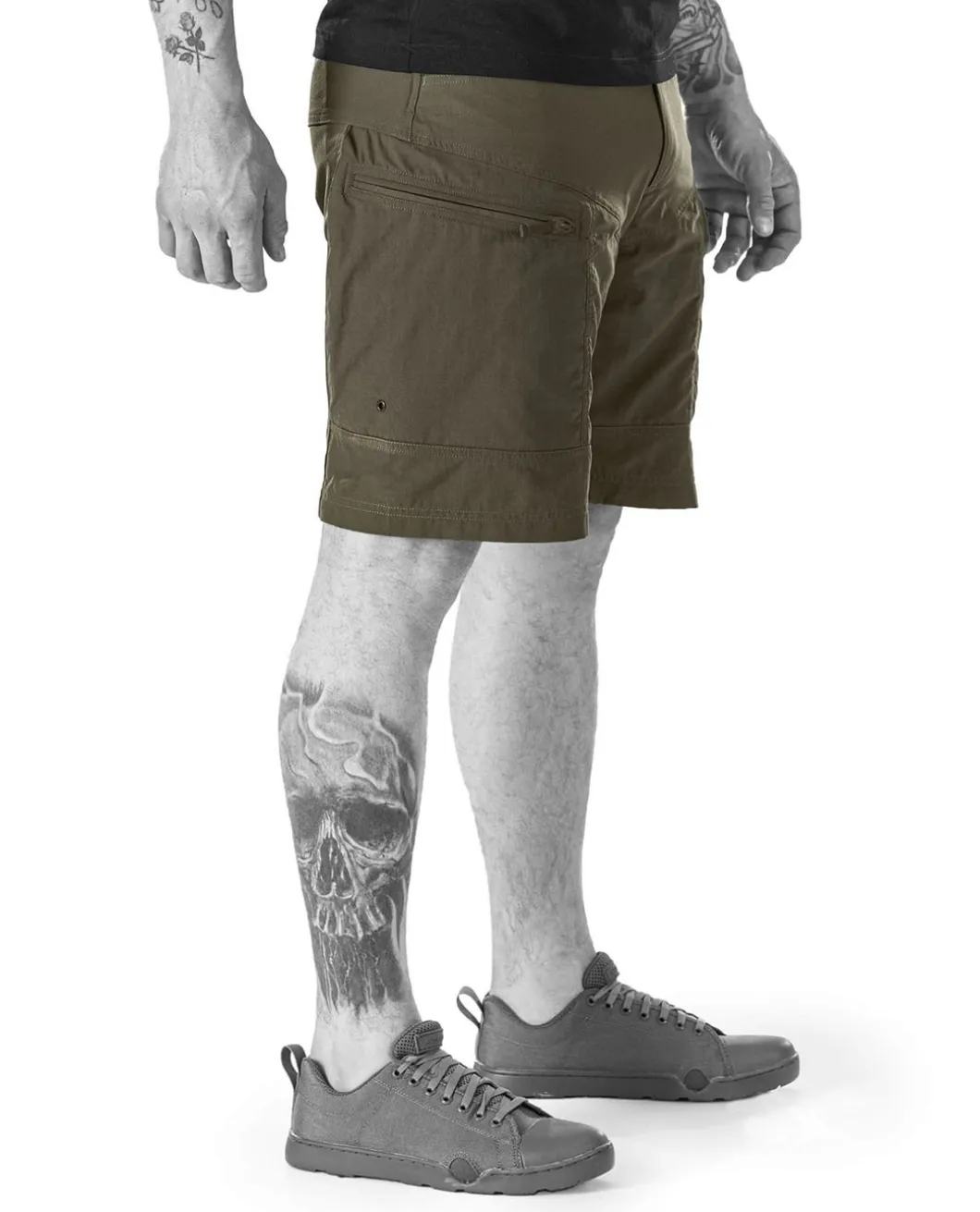 P-40 Ranger Shorts Brown Grey