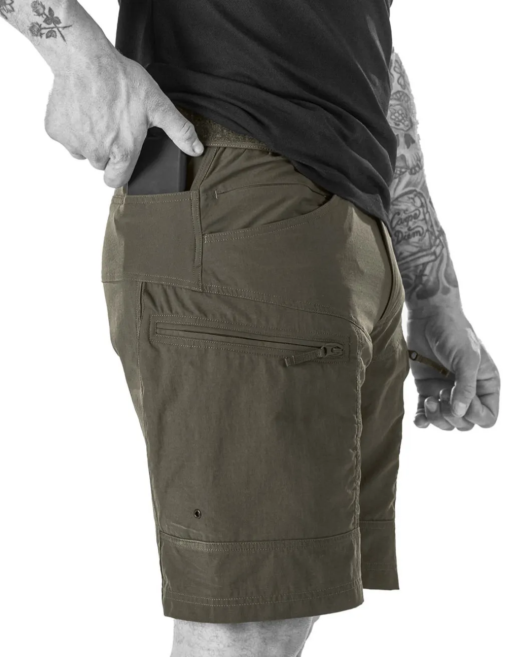 P-40 Ranger Shorts Brown Grey