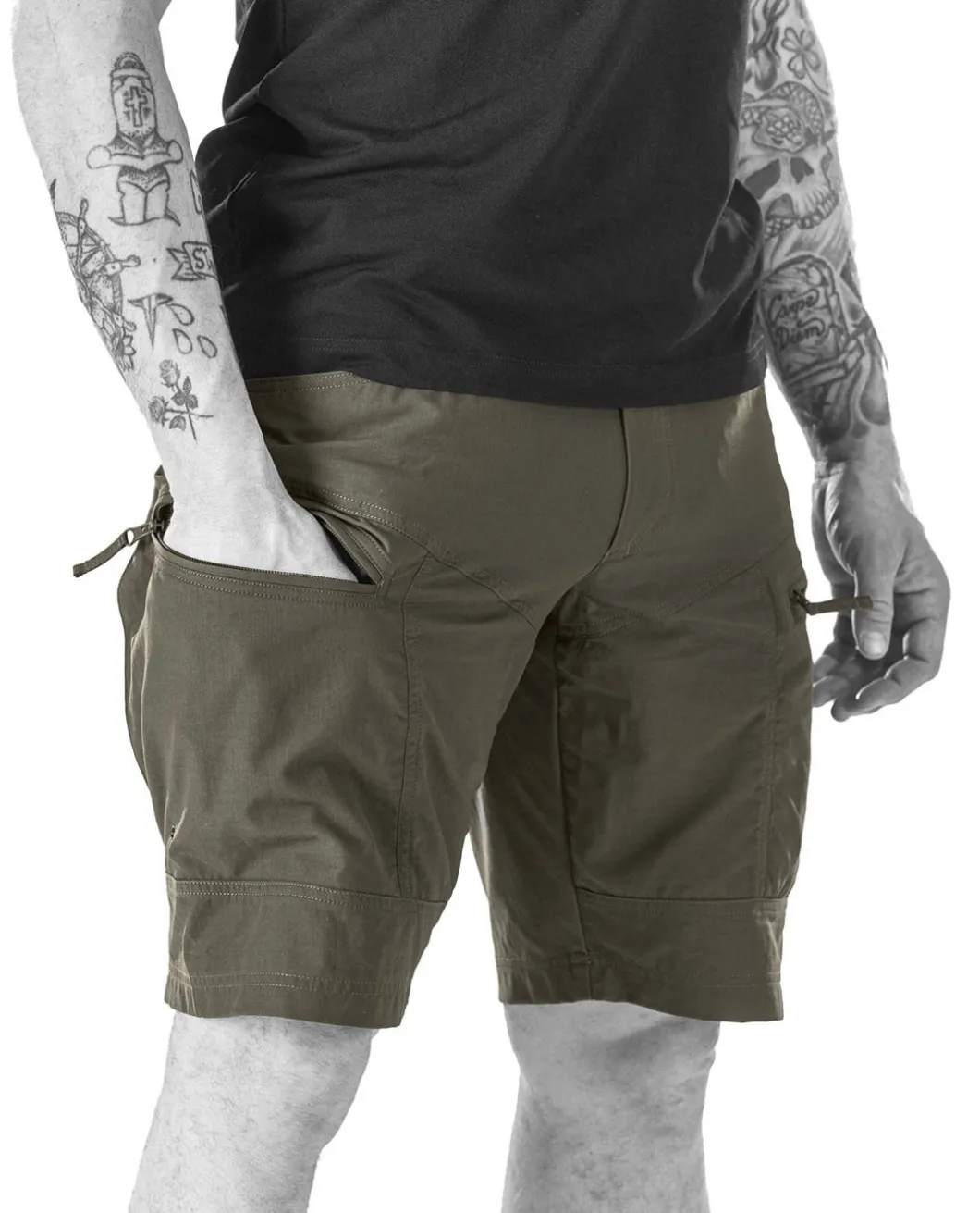 P-40 Ranger Shorts Brown Grey
