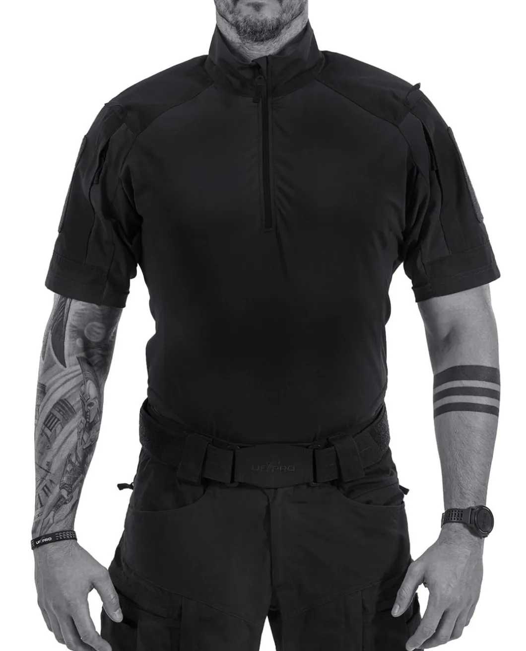 P-40 Responder Shirt Black Schwarz