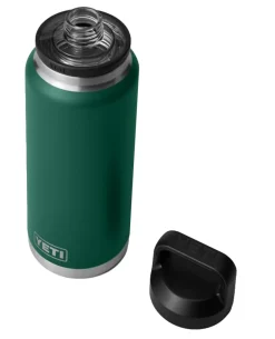 Rambler 36 oz Bottle Chug Black Forest Green Grün