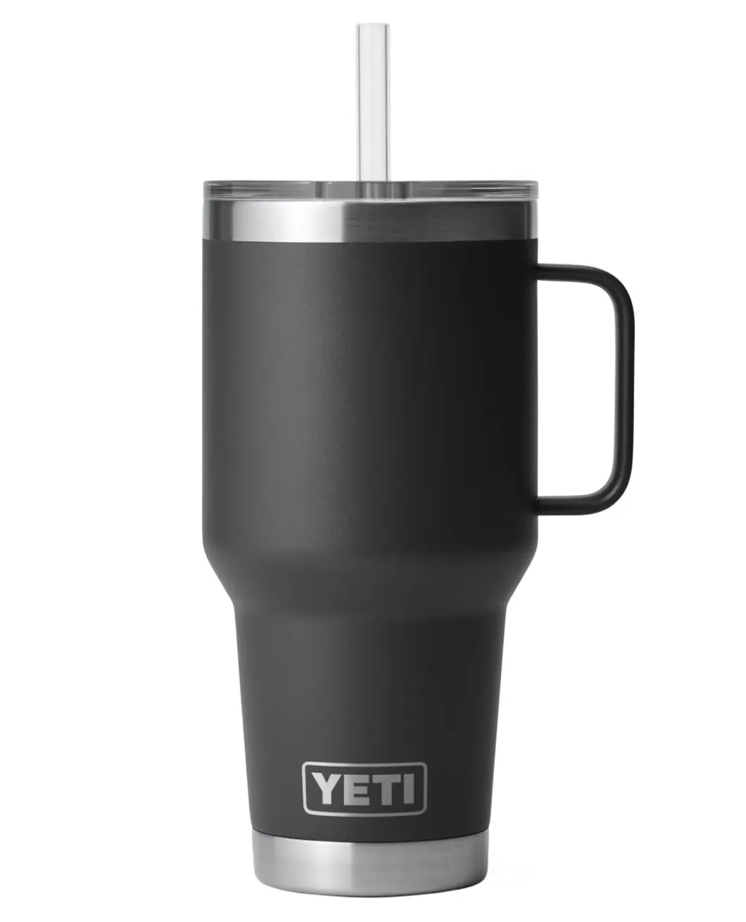 Rambler 35 Oz Straw Mug Black Schwarz