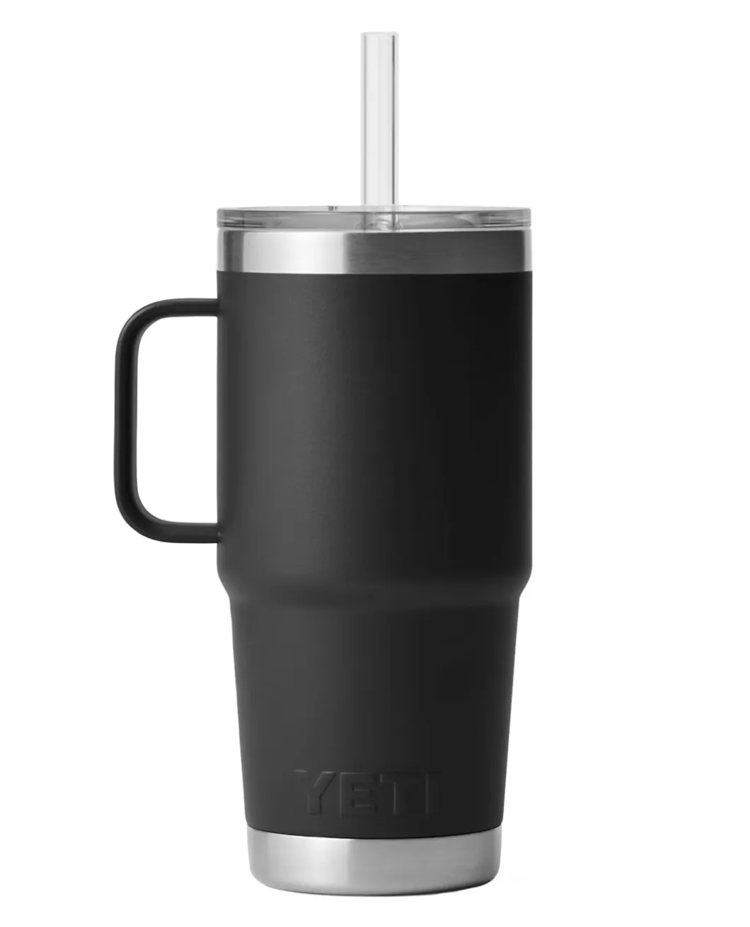 Rambler 25 Oz Straw Mug Black Schwarz