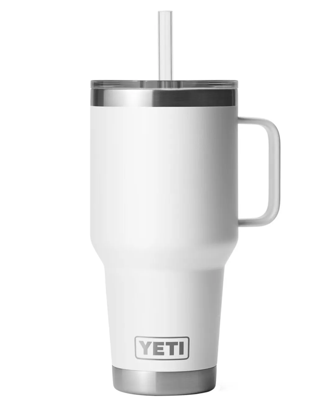 Rambler 25 Oz Straw Mug White Weiß