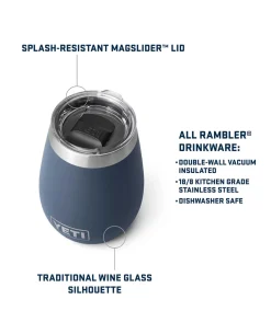 Rambler 10 Oz Wine Tumbler Rescue Red Rot