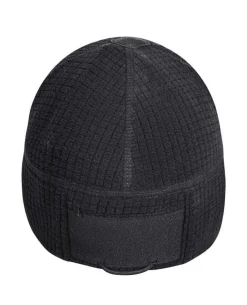 Range Beanie Grid Fleece Black Schwarz
