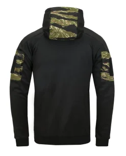 Rogue Hoodie FullZip Black/Tiger Stripe