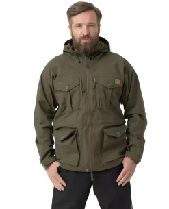SAS Smock Duracanvas Taiga Green