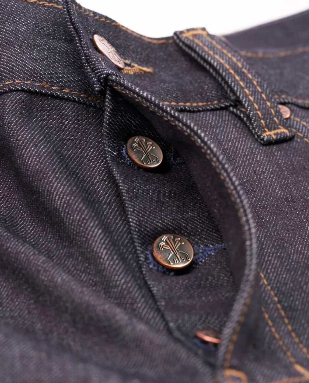 Selvedge Denim MUD V2 Dunkelblau