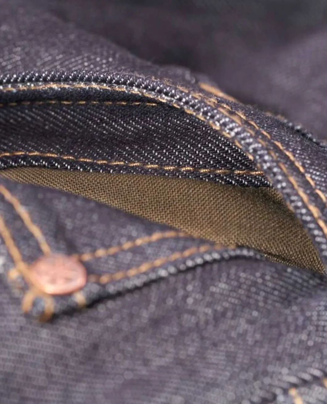 Selvedge Denim MUD V2 Dunkelblau