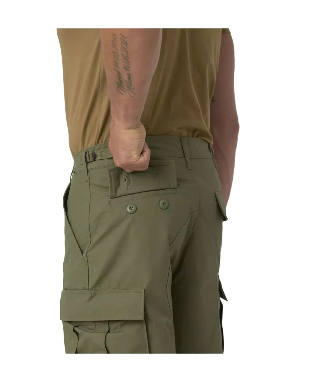Shorts BDU PolyCotton Ripstop Olive Green