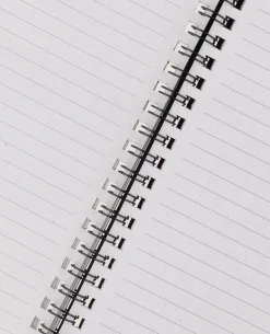 Side-Spiral Notebook Universal Black Schwarz