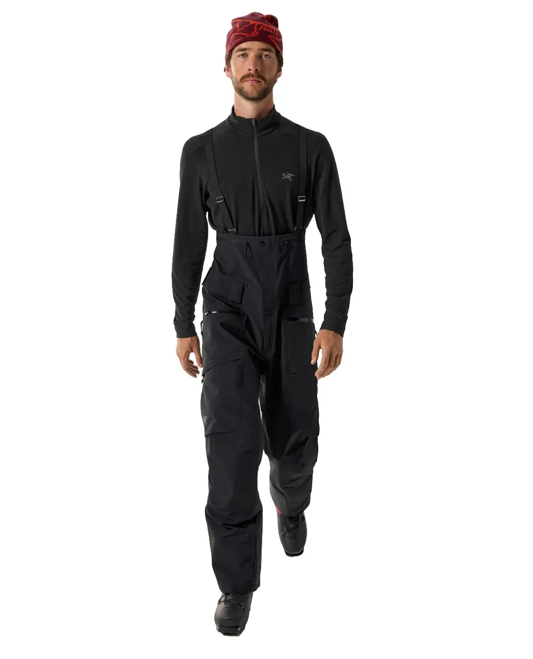 Ski Guide Bib Men's Black Schwarz