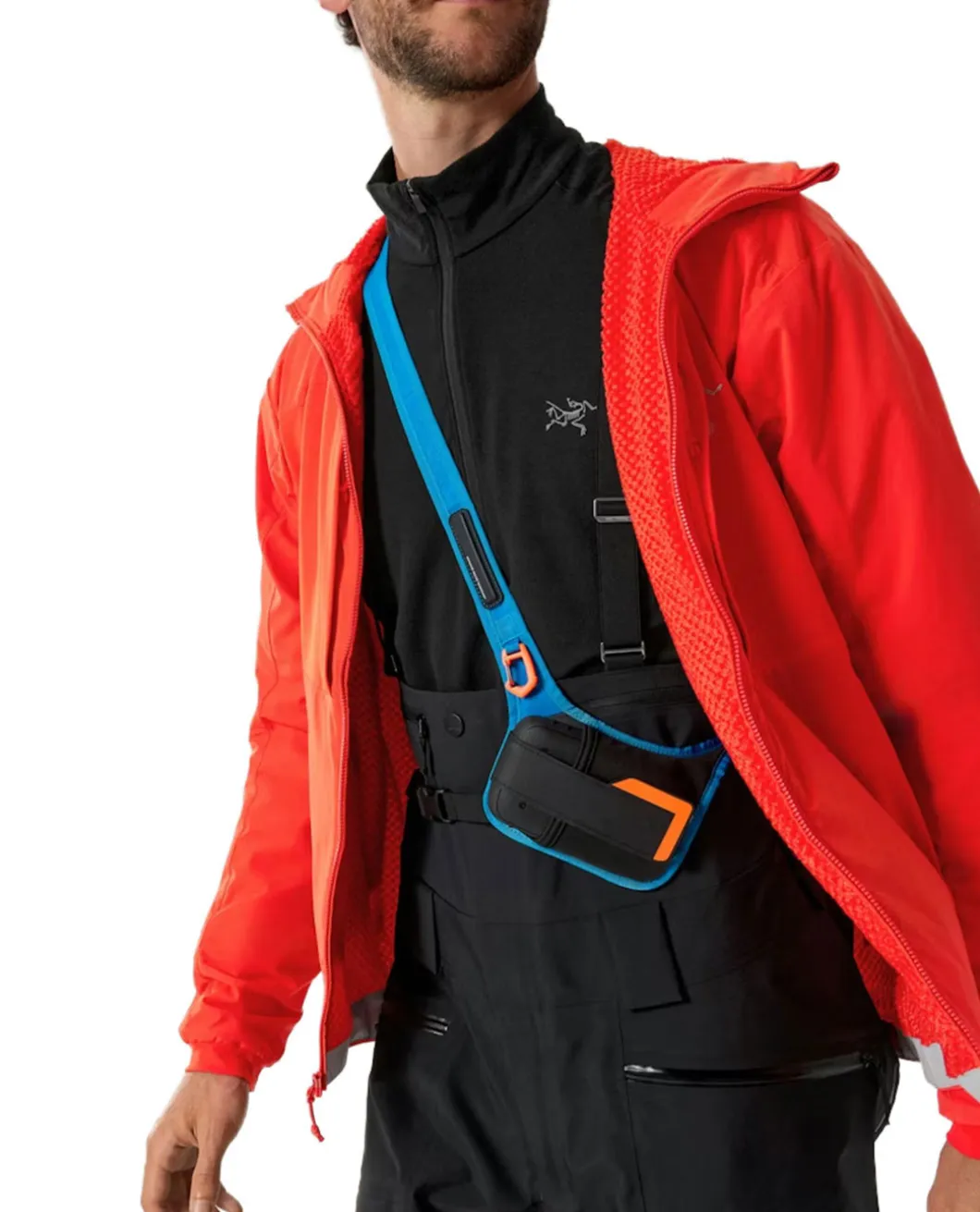 Ski Guide Bib Men's Black Schwarz