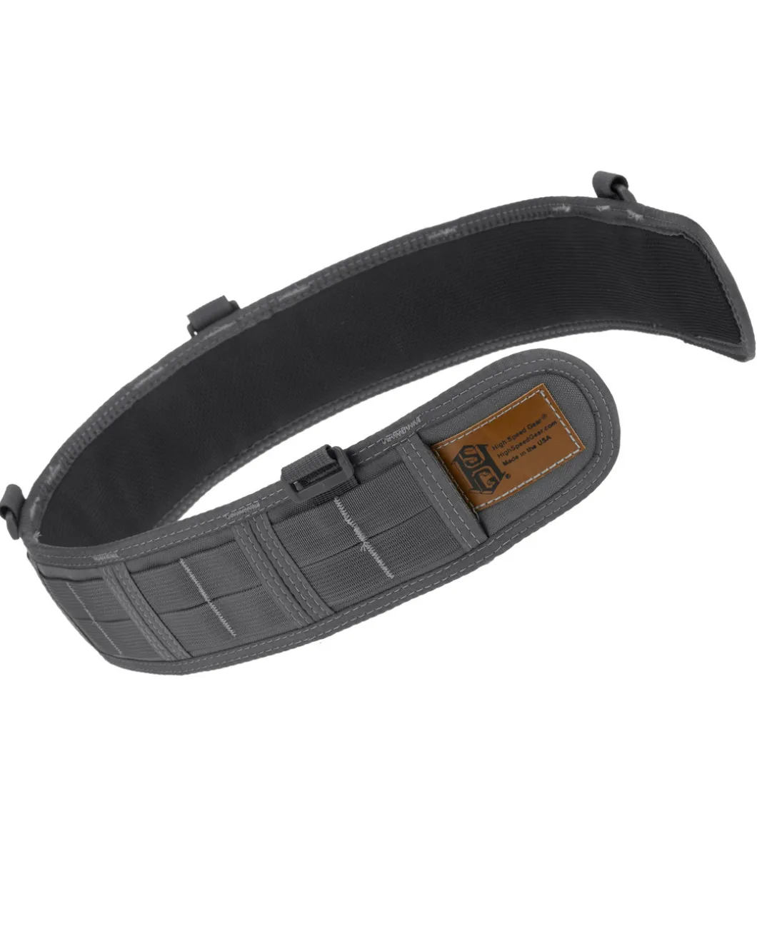 Slim Grip Padded Belt Slotted Wolf Gray