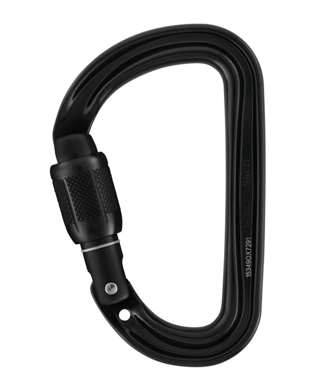 Sm'D Screw-Lock Karabiner Black Schwarz