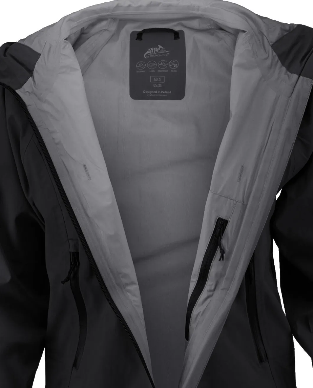SQUALL Hardshell Jacket TorrentStretch Black Schwarz
