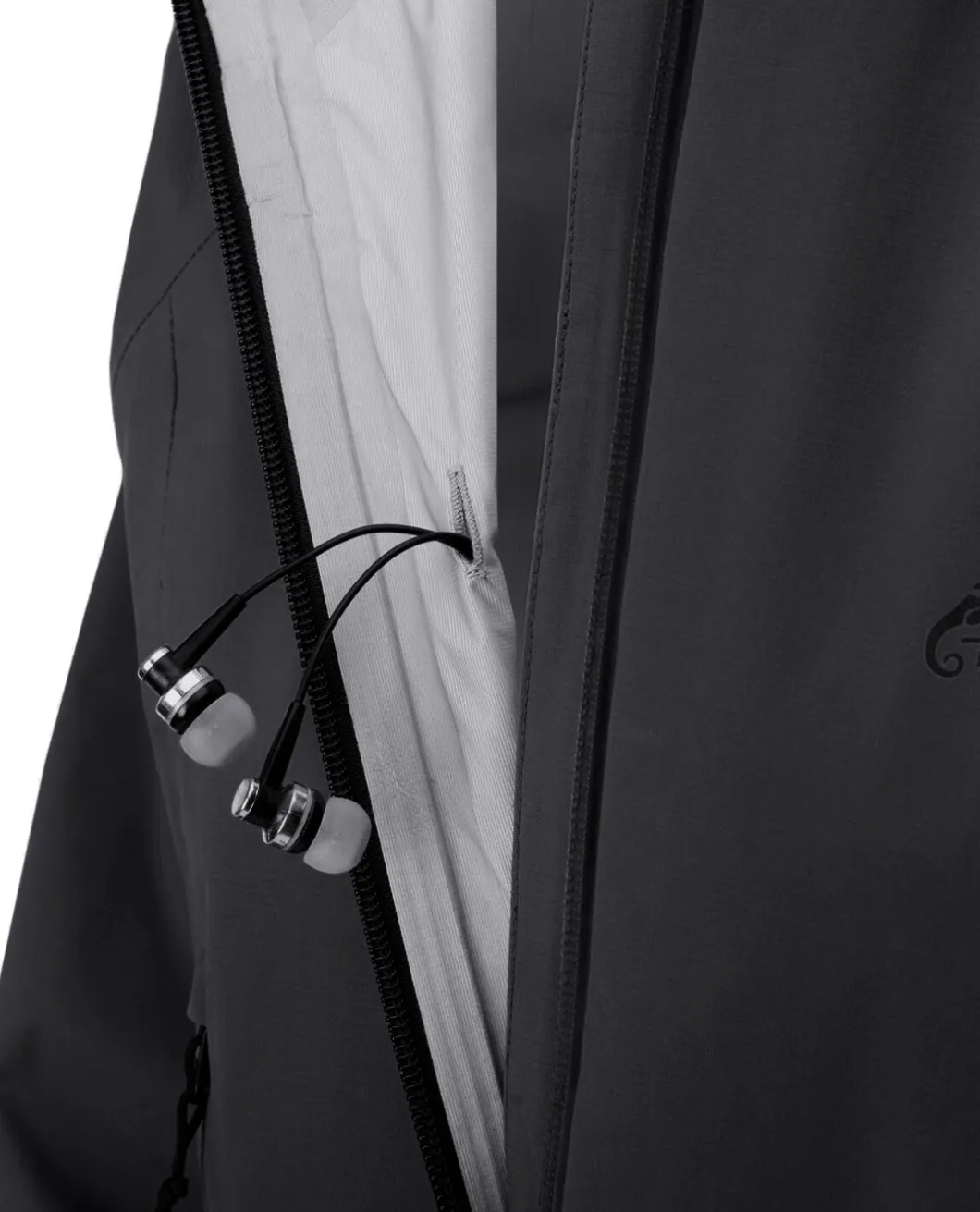 SQUALL Hardshell Jacket TorrentStretch Black Schwarz