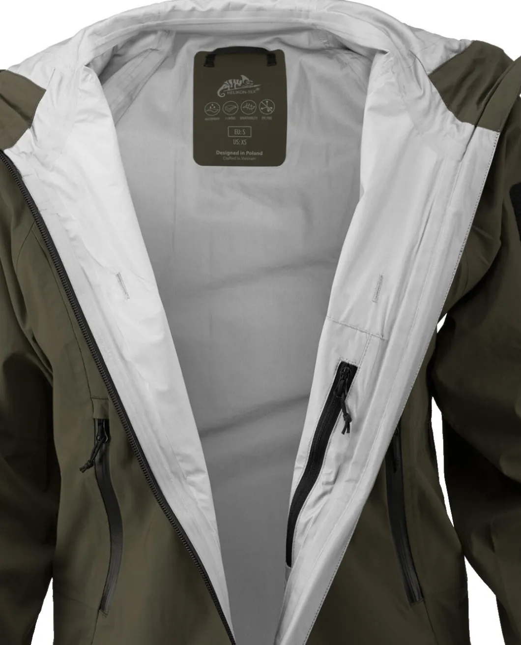 SQUALL Women's Hardshell Jacket TorrentStretch Taiga Green