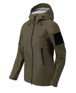 SQUALL Women's Hardshell Jacket TorrentStretch Taiga Green