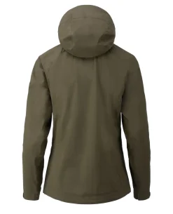 SQUALL Women's Hardshell Jacket TorrentStretch Taiga Green