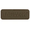 Square Rubber Patch Coyote Brown
