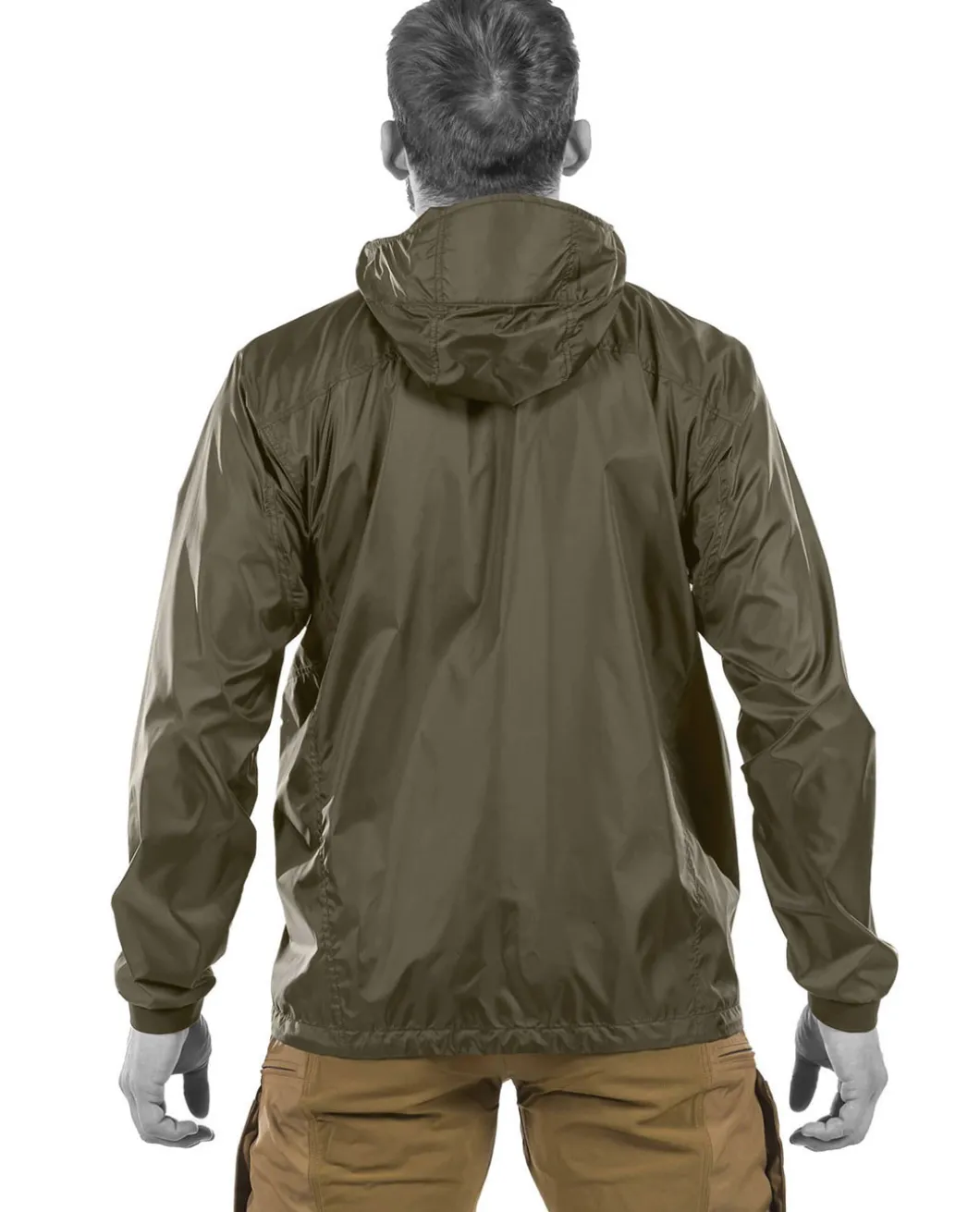 Storm Chaser Windbreaker Jacket Brown Grey