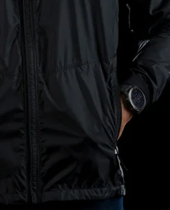 Storm Chaser Windbreaker Jacket Black Schwarz