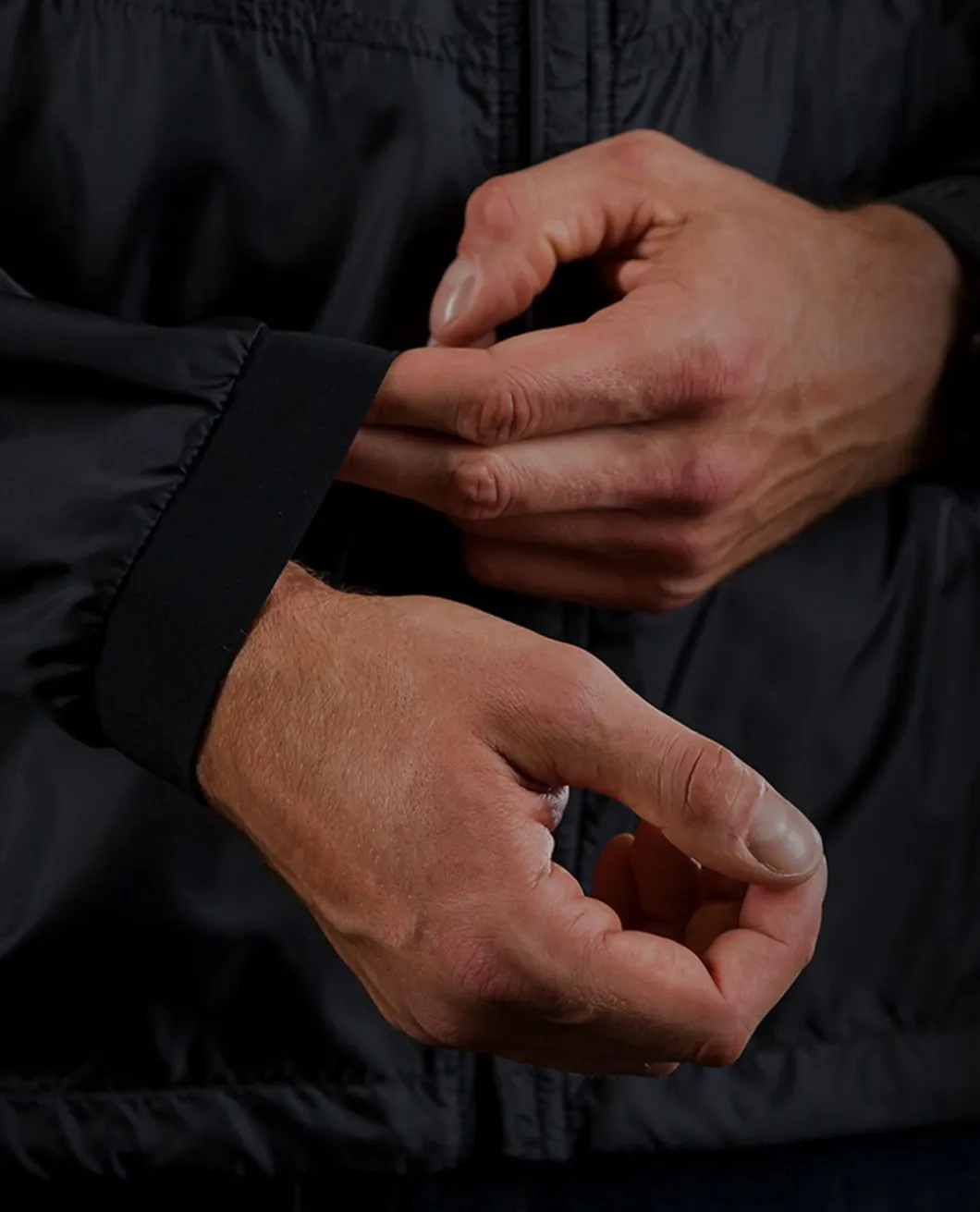 Storm Chaser Windbreaker Jacket Black Schwarz
