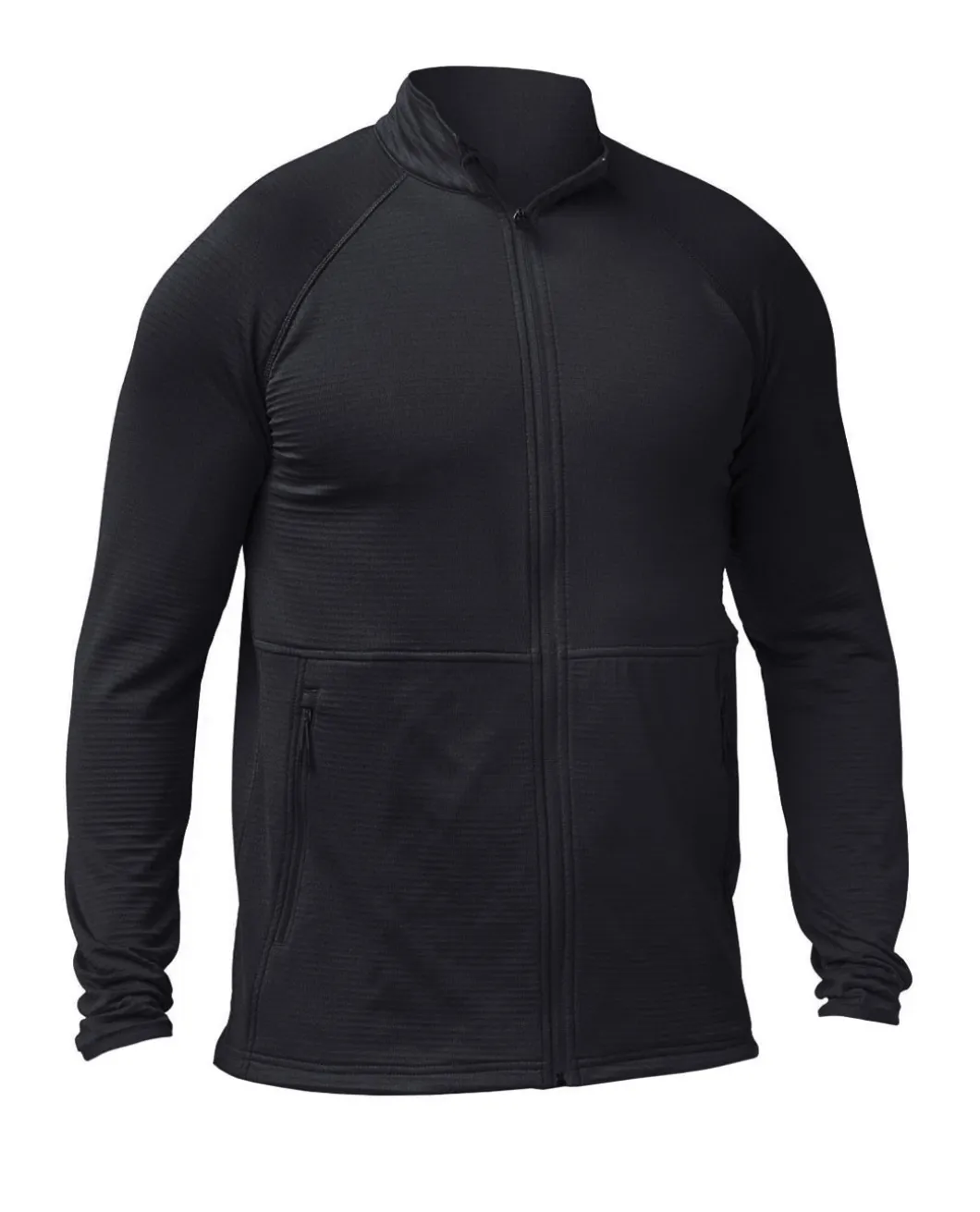 Stratos Full Zip Black Schwarz