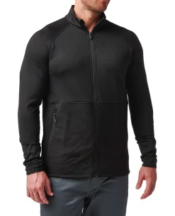 Stratos Full Zip Black Schwarz