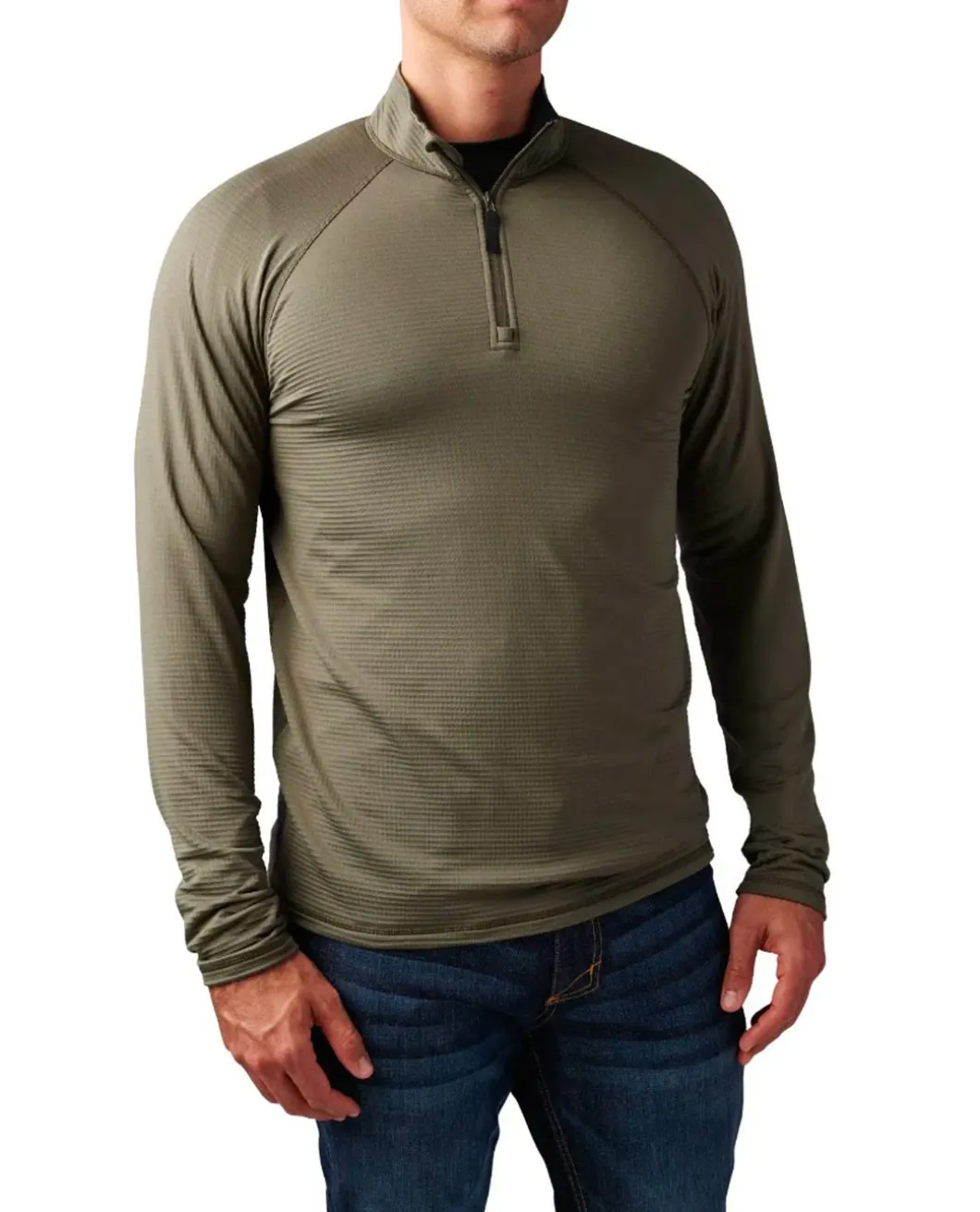 Stratos 1/4 Zip Ranger Green