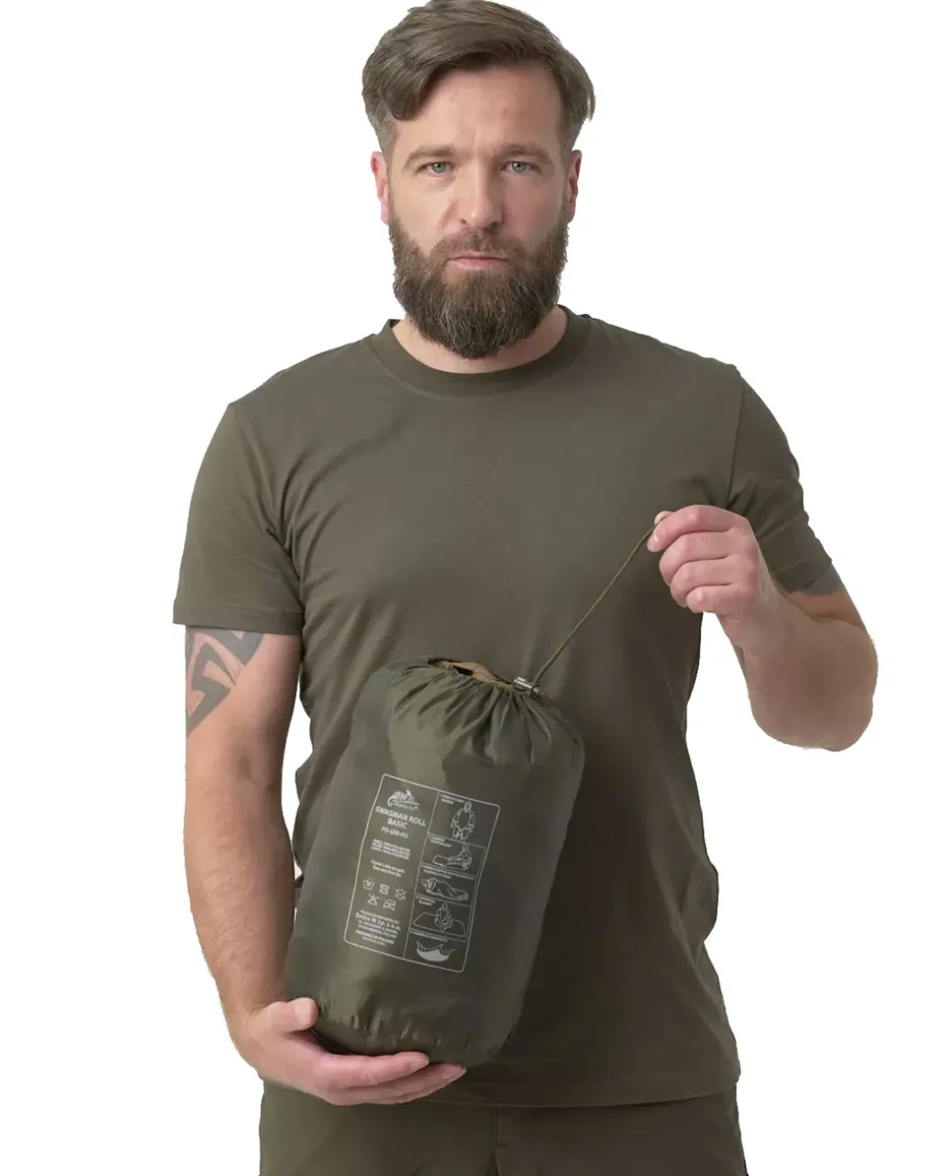 Swagman Roll Basic Poncho Olive Green