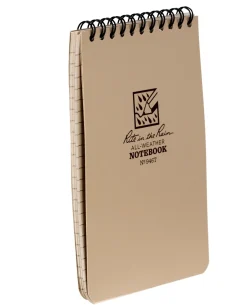 Tactical Pocket Notebook 4" x 6" Tan