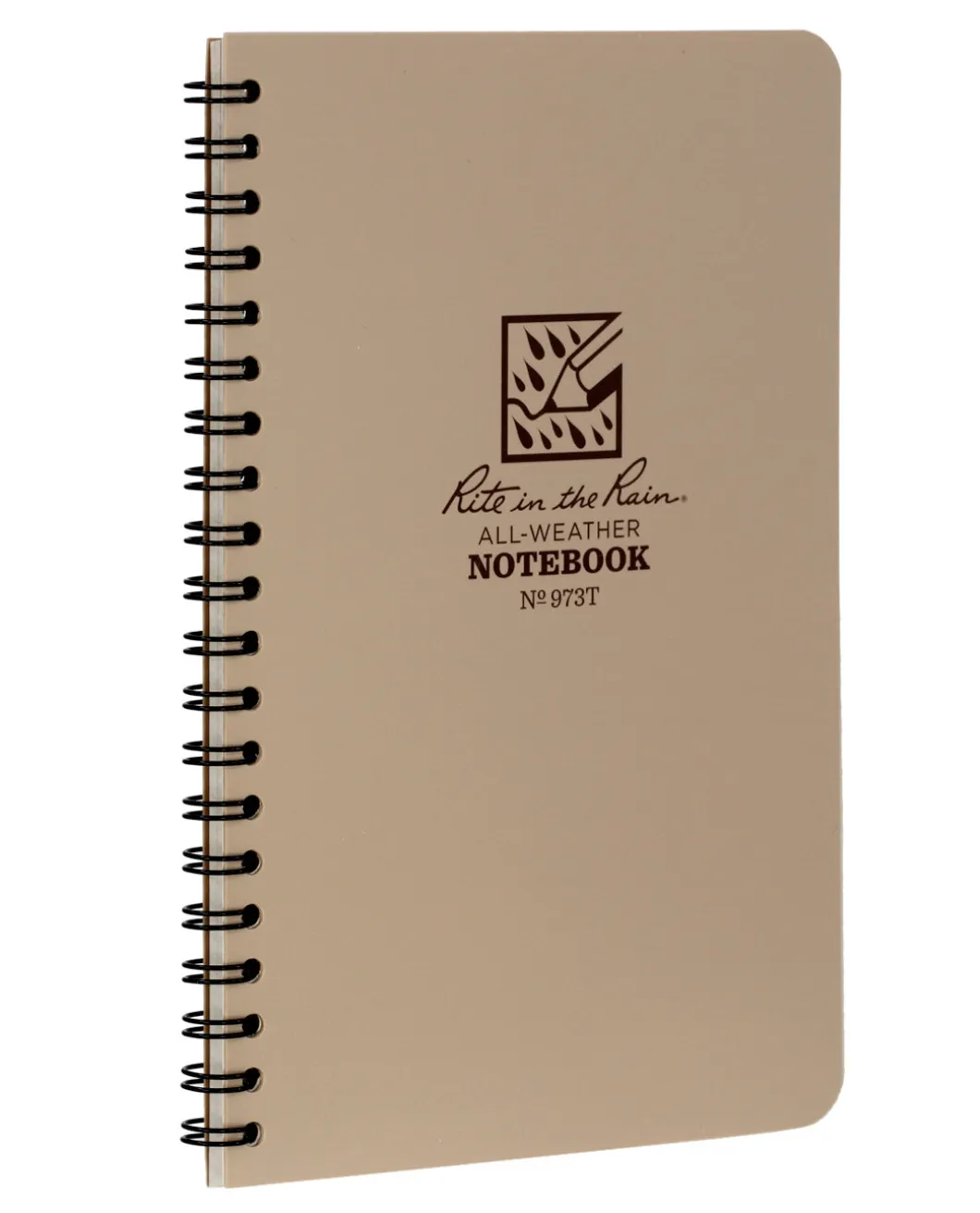 Tactical Side Spiral Notebook 4 5/8" x 7" Tan