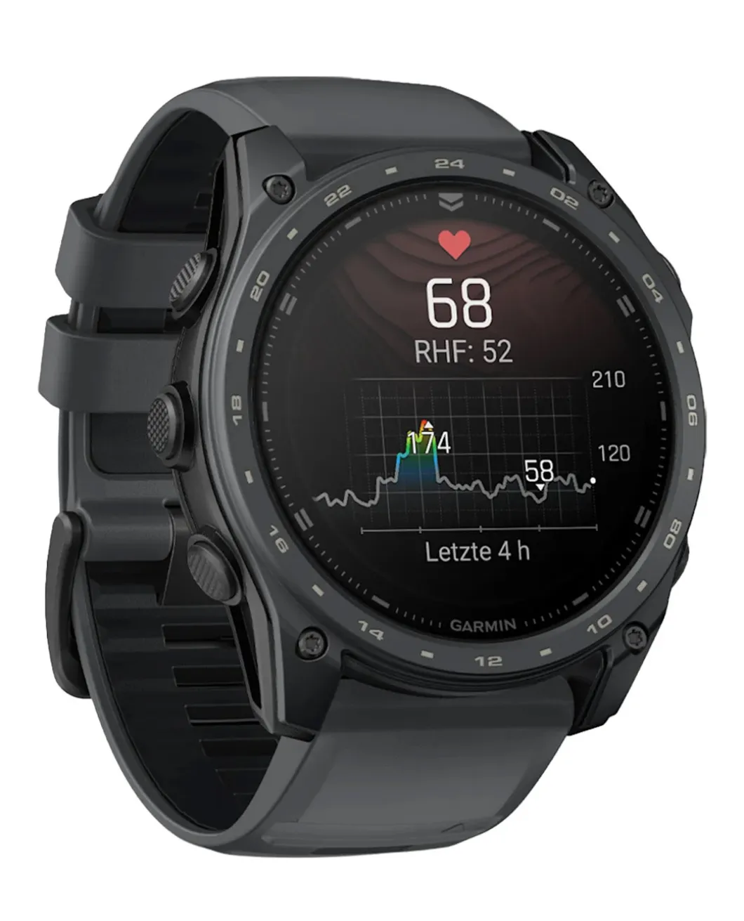 tactix 8 -51 mm AMOLED Cerakote Schwarz / Schiefergrau Titan