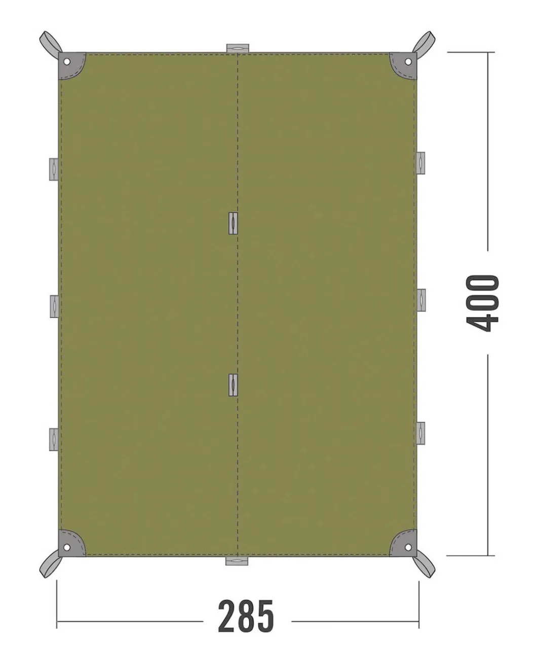 Tarp 4 light olive