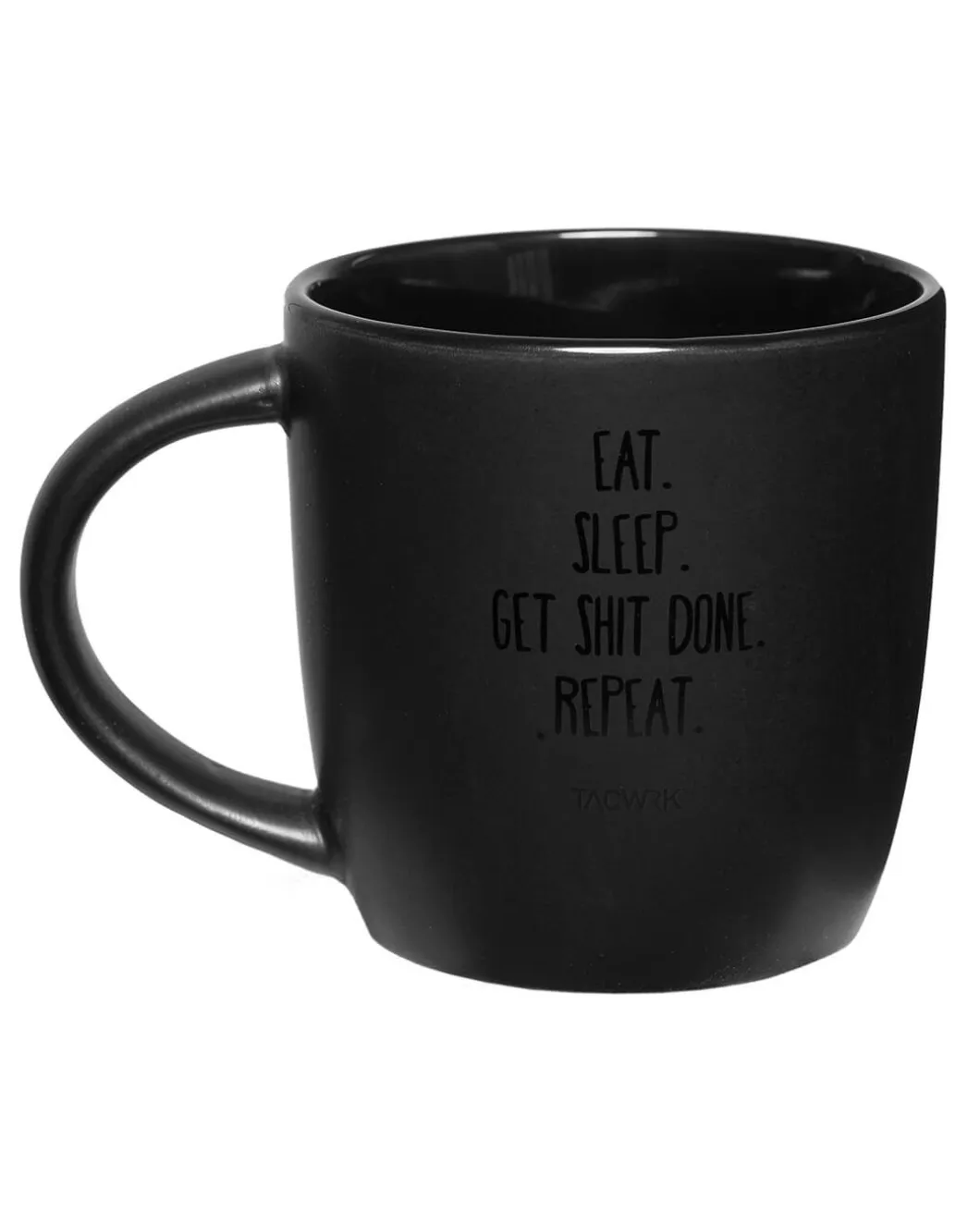 Tasse Eat Sleep Black on Black