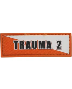 Trauma 2 Orange White Patch