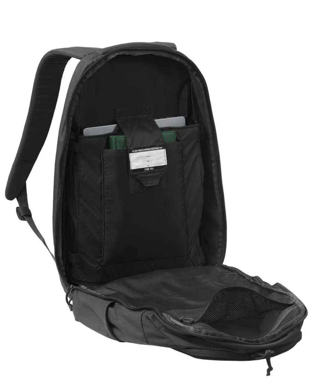 Traveler Backpack Black Schwarz